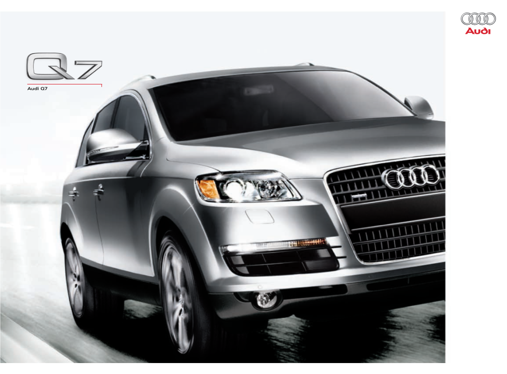 Audi Q7 the New Paradigm of Luxury, Performance and Function