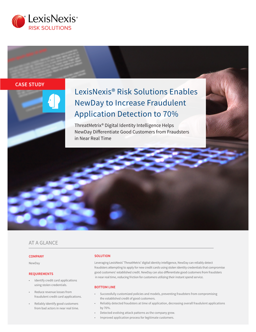 Lexisnexis® Risk Solutions Enables Newday to Increase Fraudulent