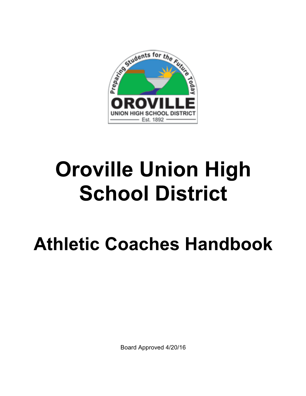 OUHSD Coaches Handbook