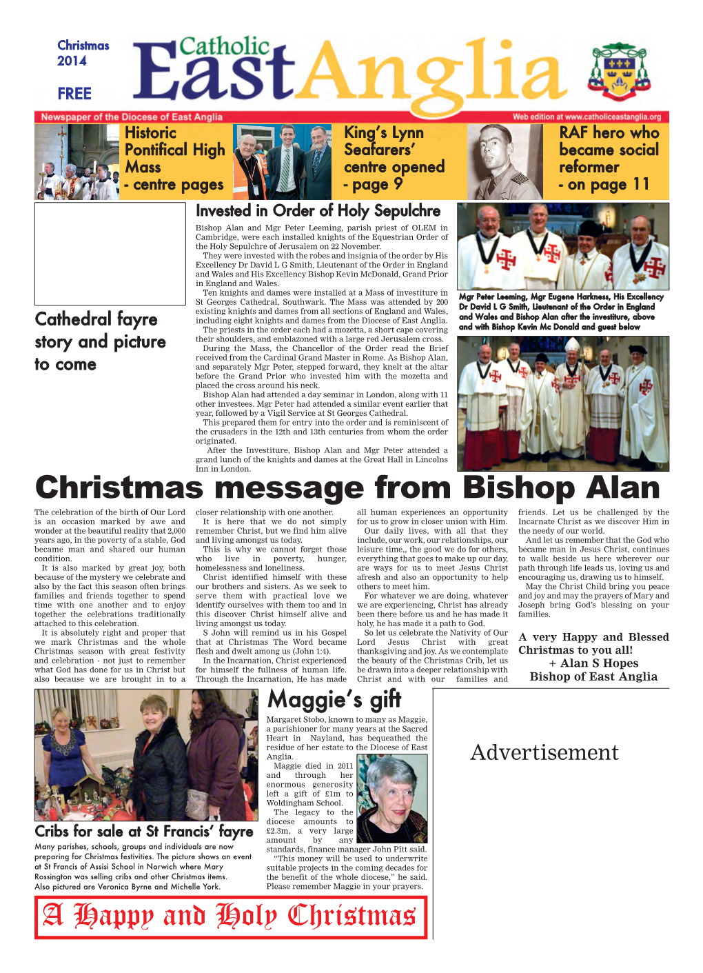 Catholic East Anglia – December 2014