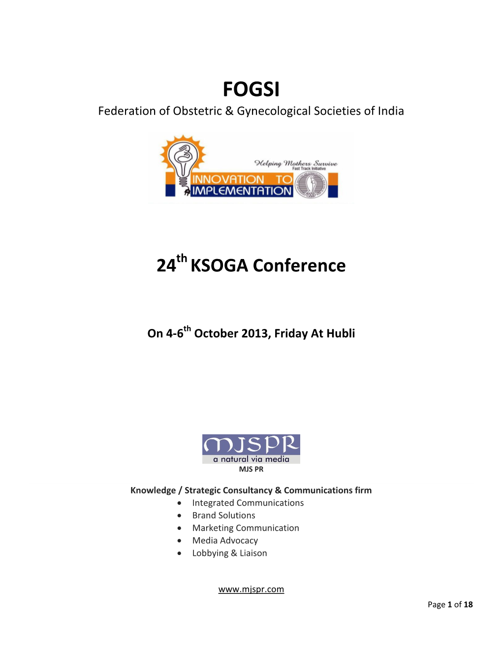 FOGSI -KSOGA @ Hubli