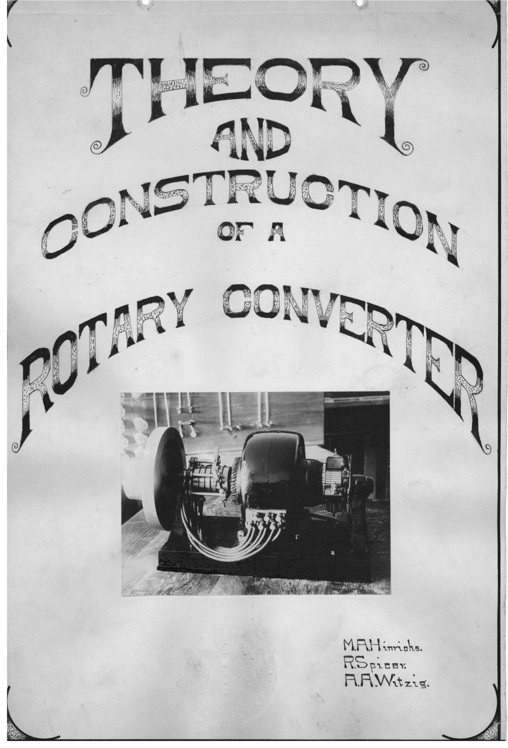 Theory and Construction of a Rotary Converter