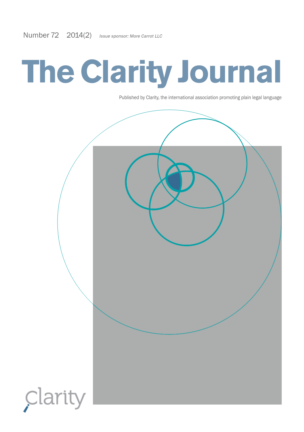 The Clarity Journal Published by Clarity, the International Association Promoting Plain Legal Language