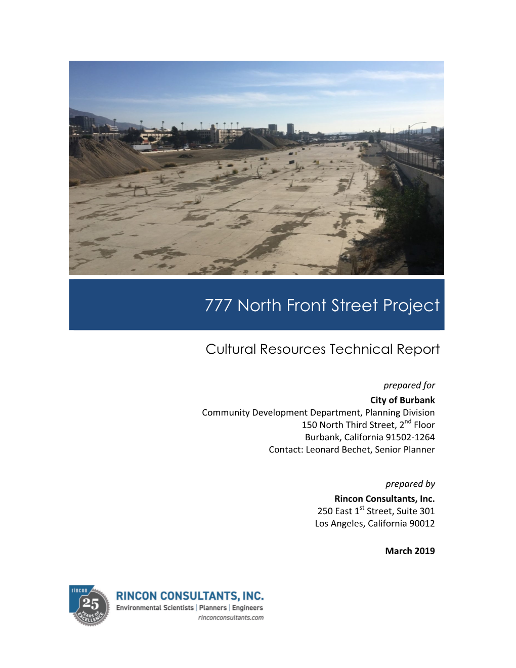 777 North Front Street Project