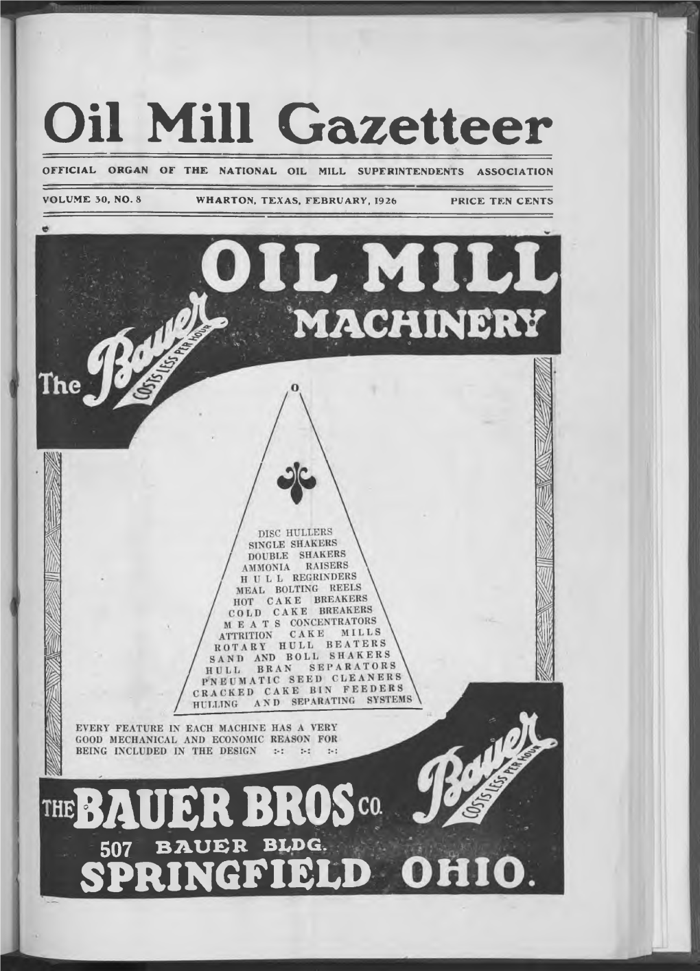 Memphis Section of the Oil Mill Gazetteer