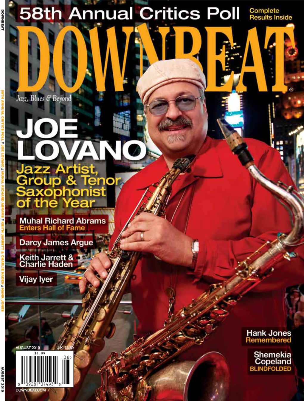 Downbeat.Com August 2010 U.K. £3.50