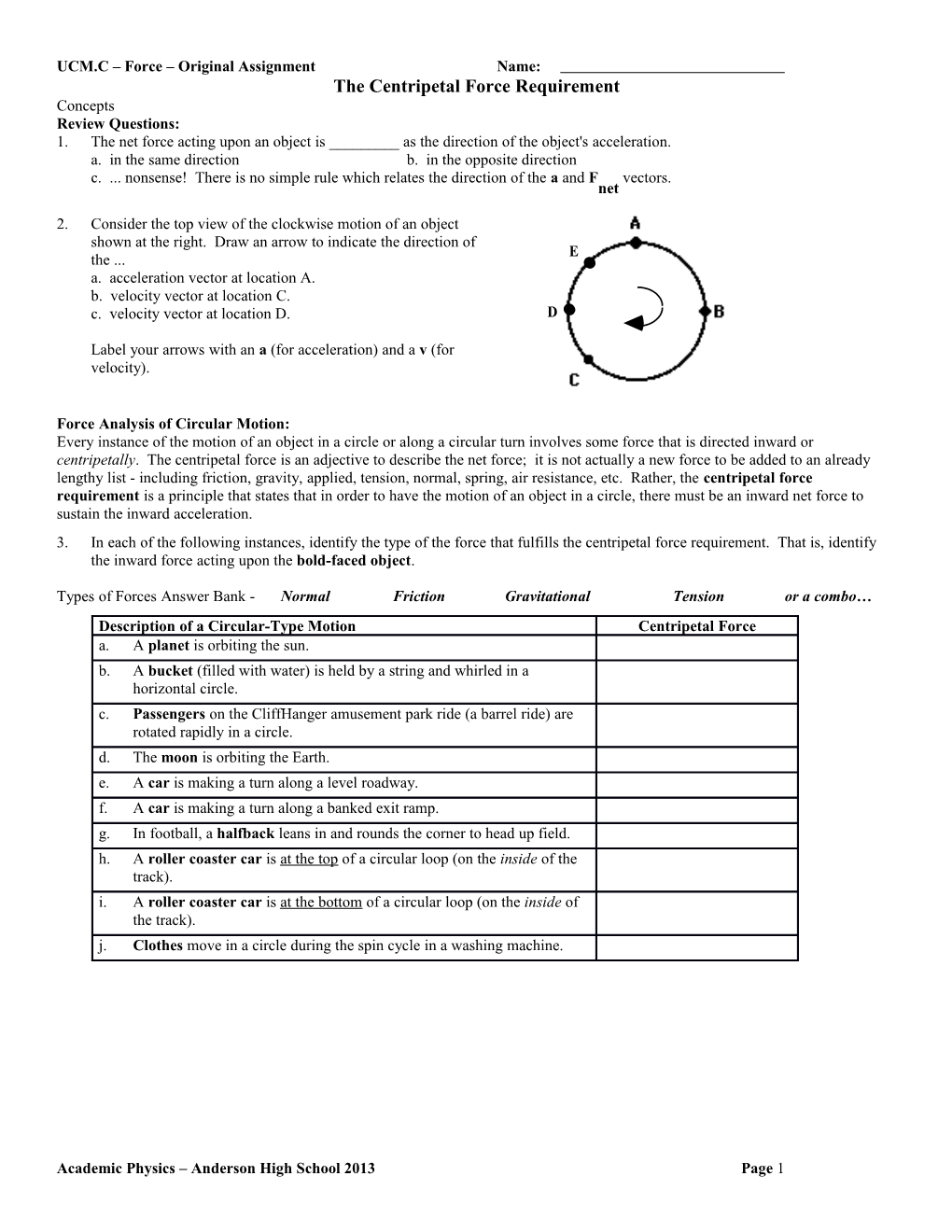 Describing Motion Verbally with Speed and Velocity