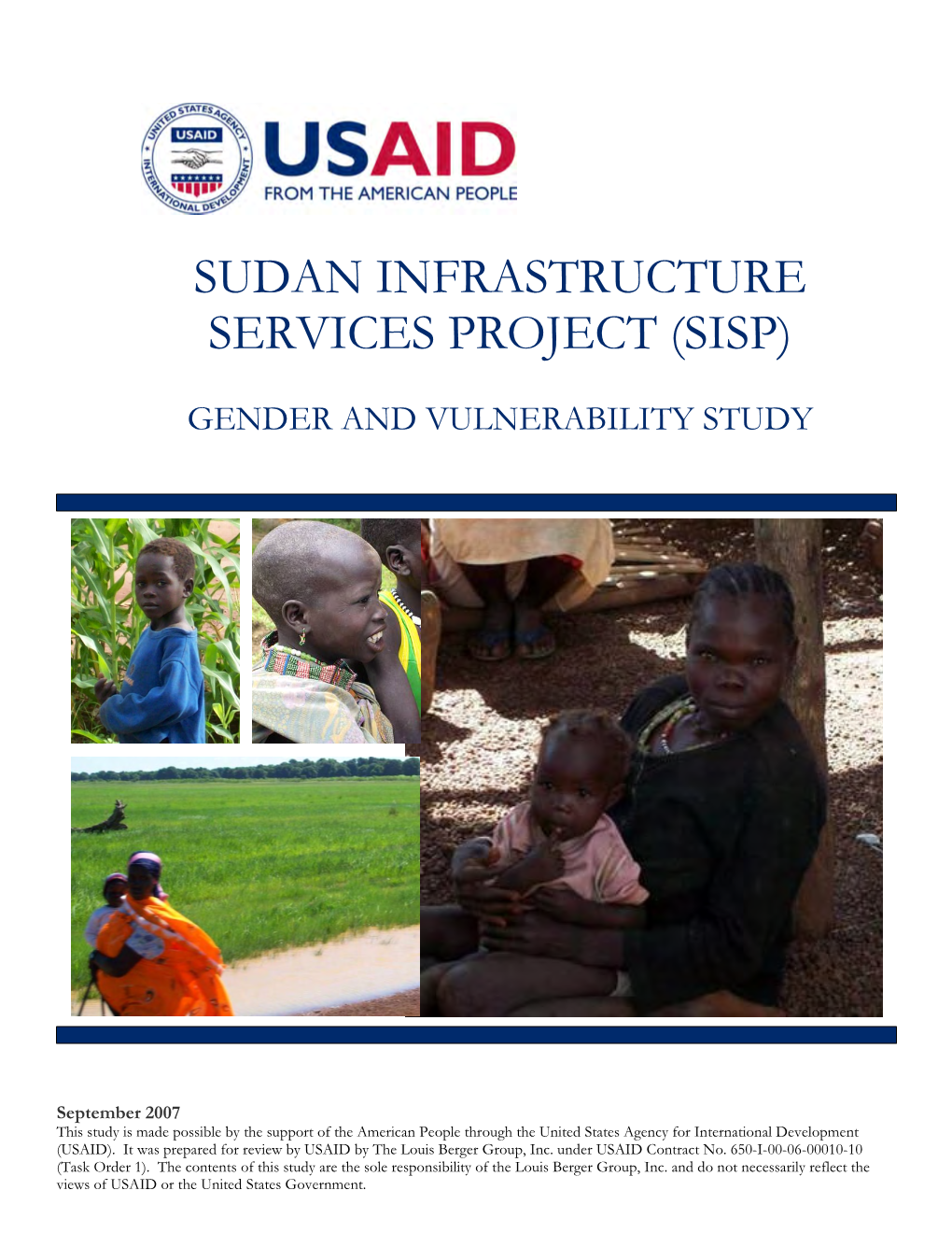 Sudan Infrastructure Services Project (Sisp)