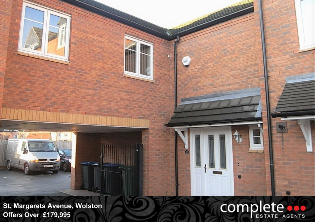 St. Margarets Avenue, Wolston, Coventry a Modern and Well Presented Three Bedroom Terrace Home Situated in the Popular Village of Wolston