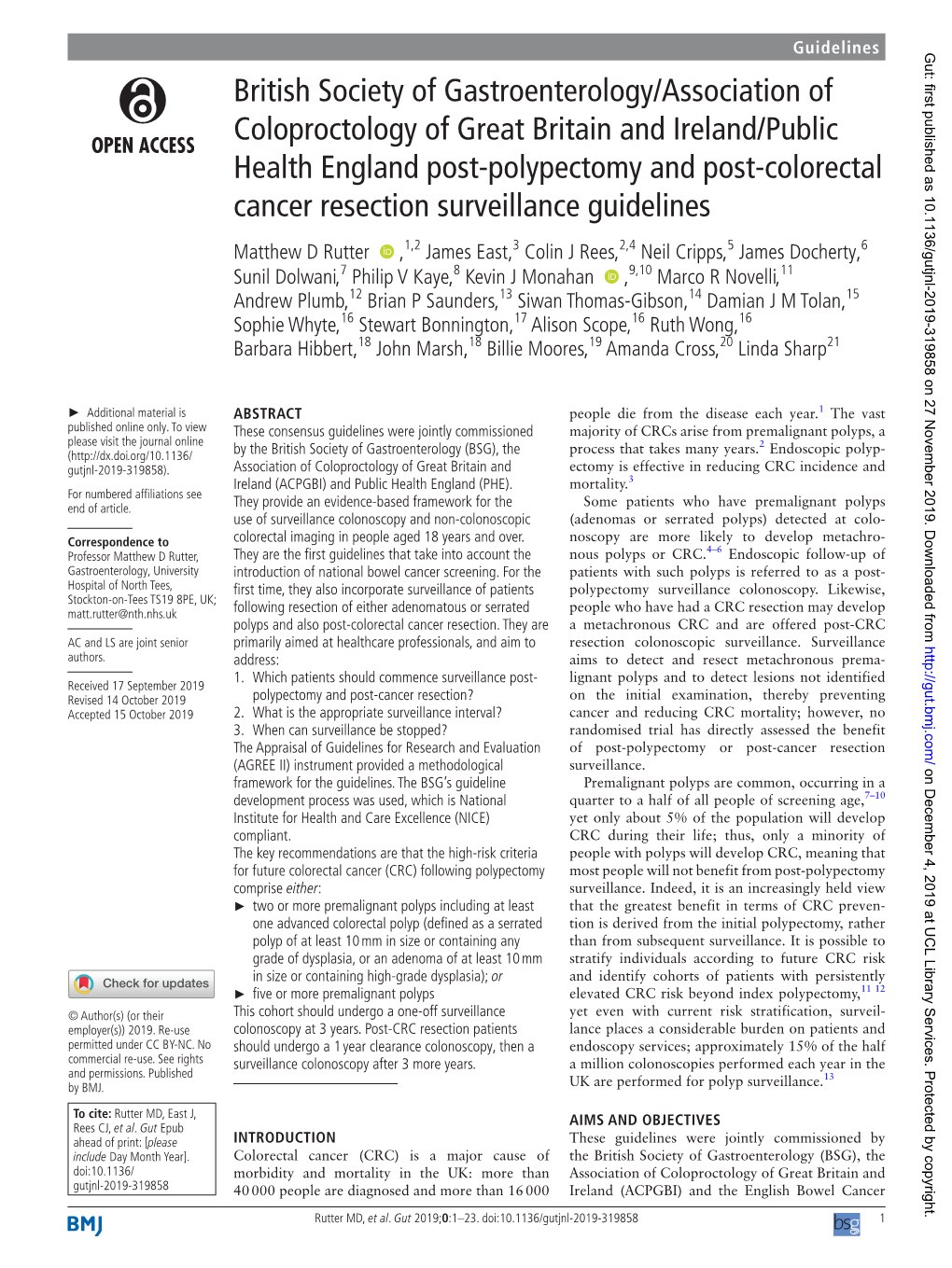 Pdf​ Strategies for Real-­Time Assessment of Diminutive Colorectal Polyps