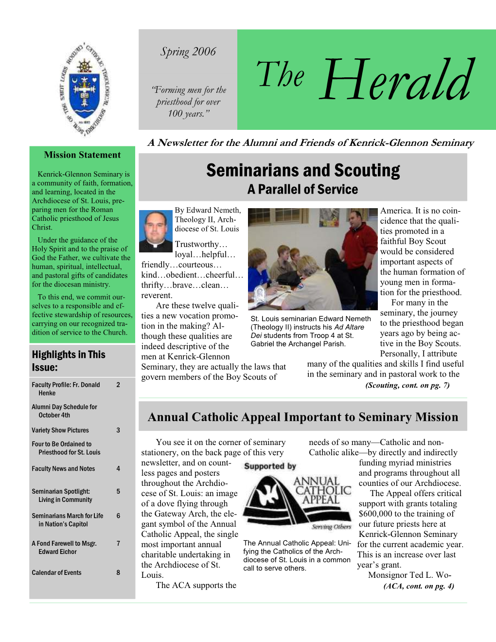 Spring 2006 – Newsletter #9