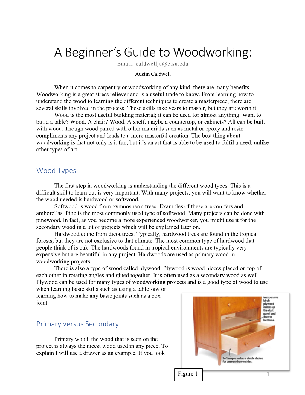 A Beginner's Guide to Woodworking