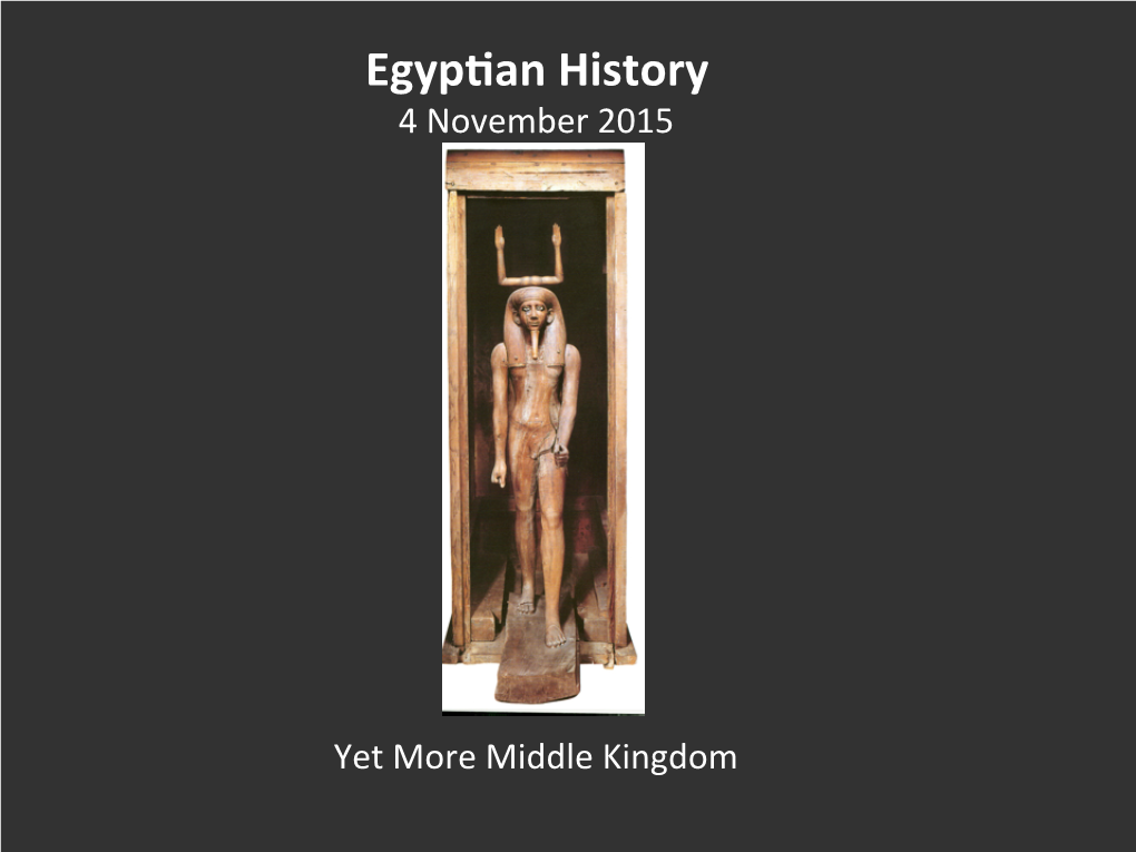 Egyp an History