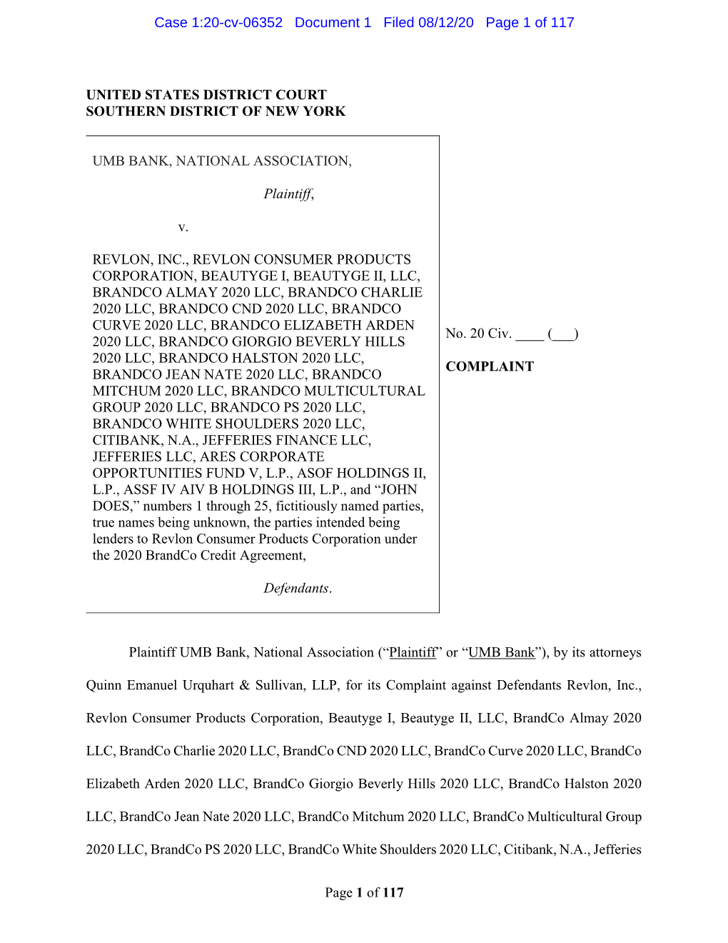 Case 1:20-Cv-06352 Document 1 Filed 08/12/20 Page 1 of 117