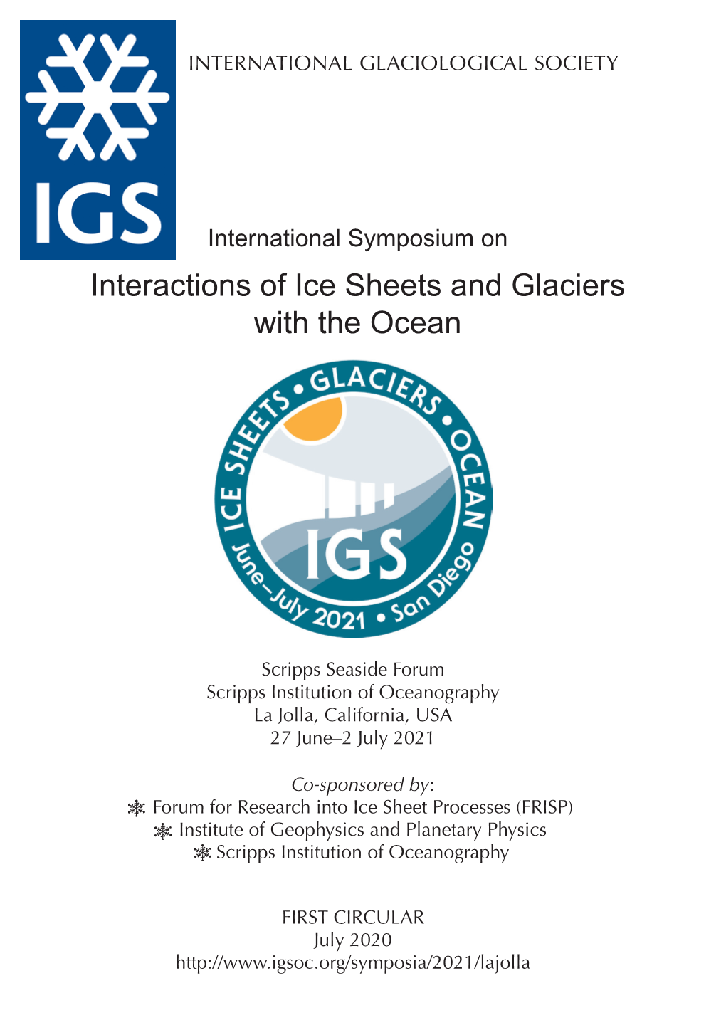 Interactions of Ice Sheets and Glaciers with the Ocean