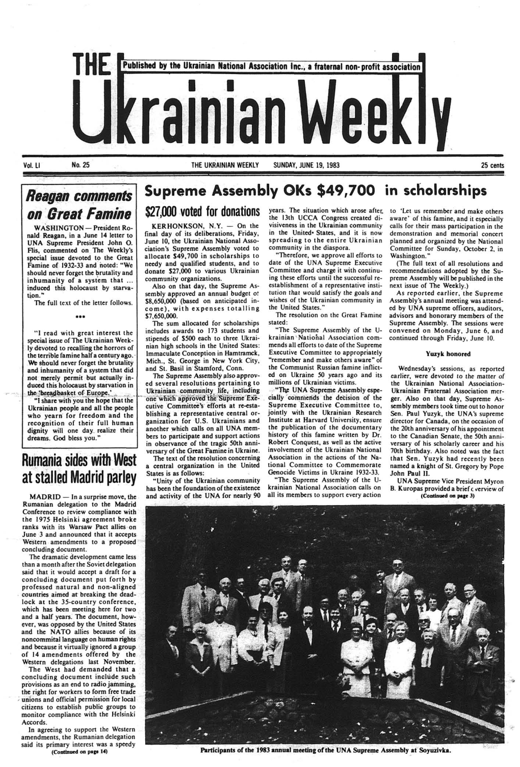 The Ukrainian Weekly 1983