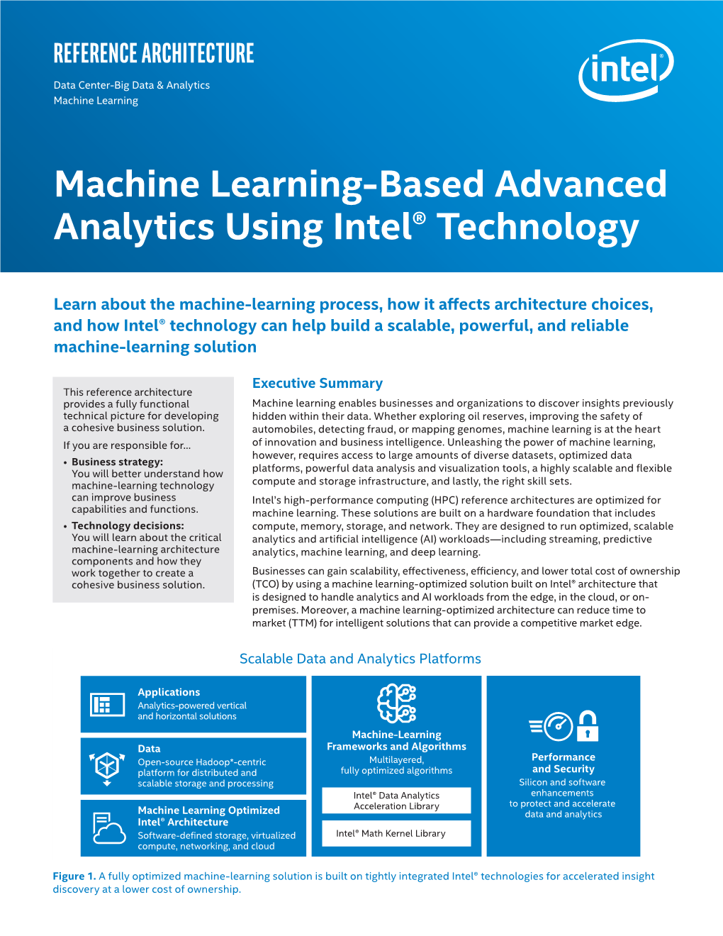 Machine Learning-Based Advanced Analytics Using Intel® Technology