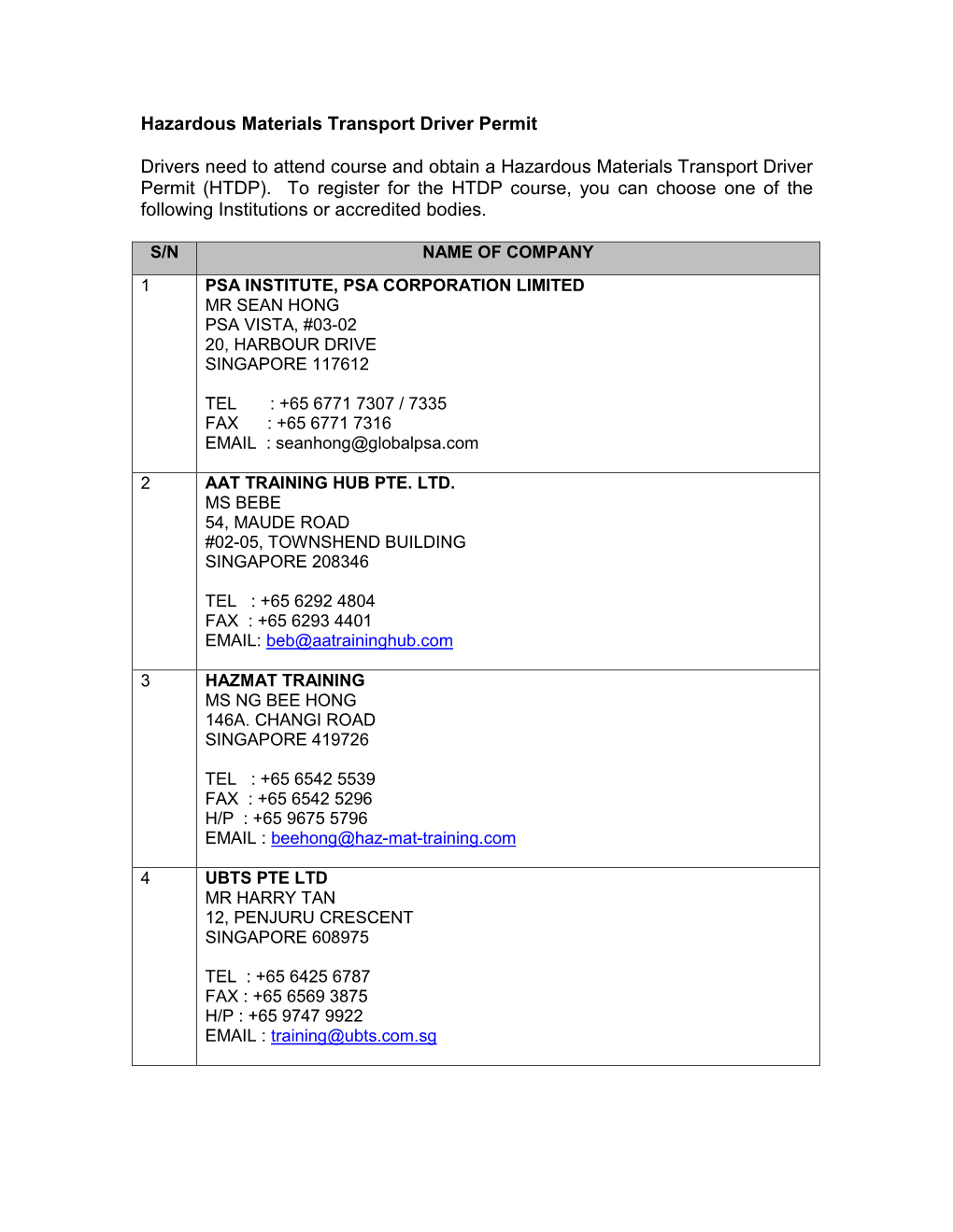 Hazardous Materials Transport Driver Permit Drivers Need to Attend