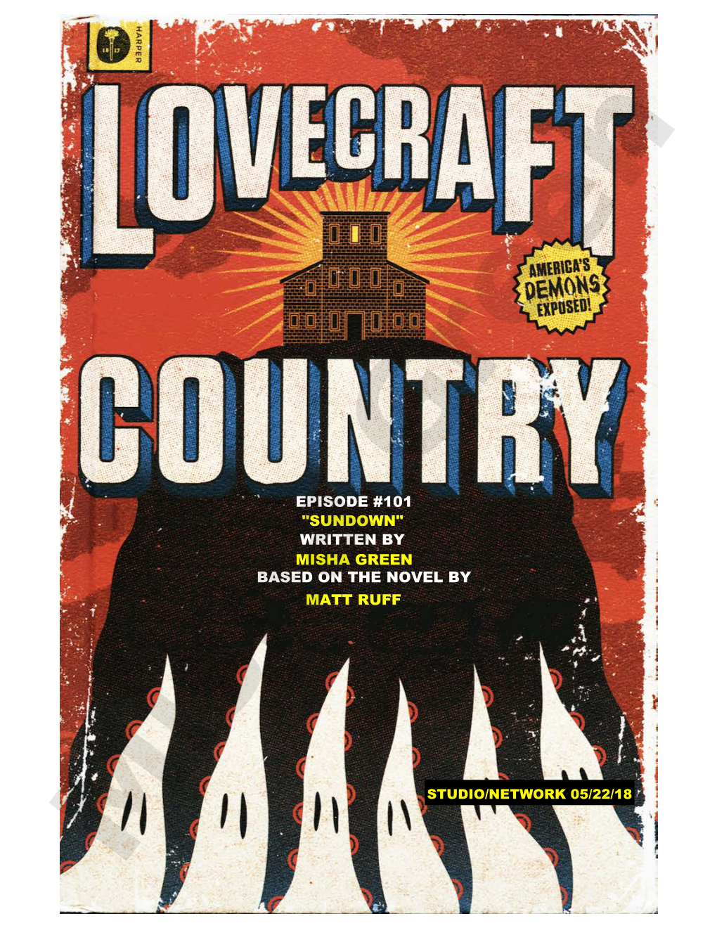 Lovecraftcountry EP101 BLUE DRAFT 052218 Copy