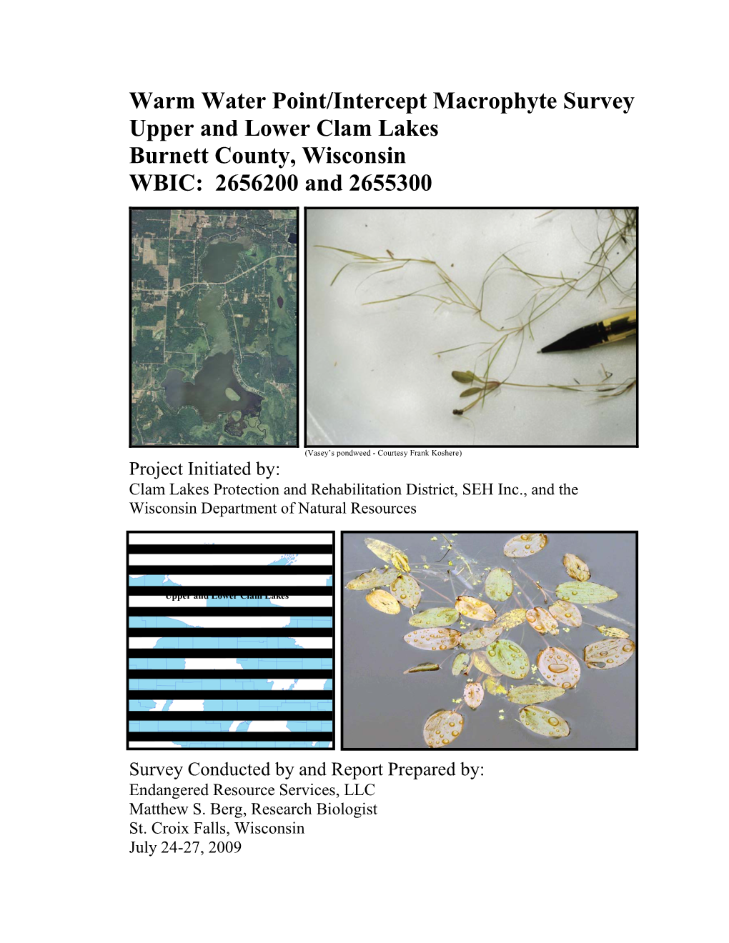 Aquatic Macrophyte Survey for Yellow Lakes