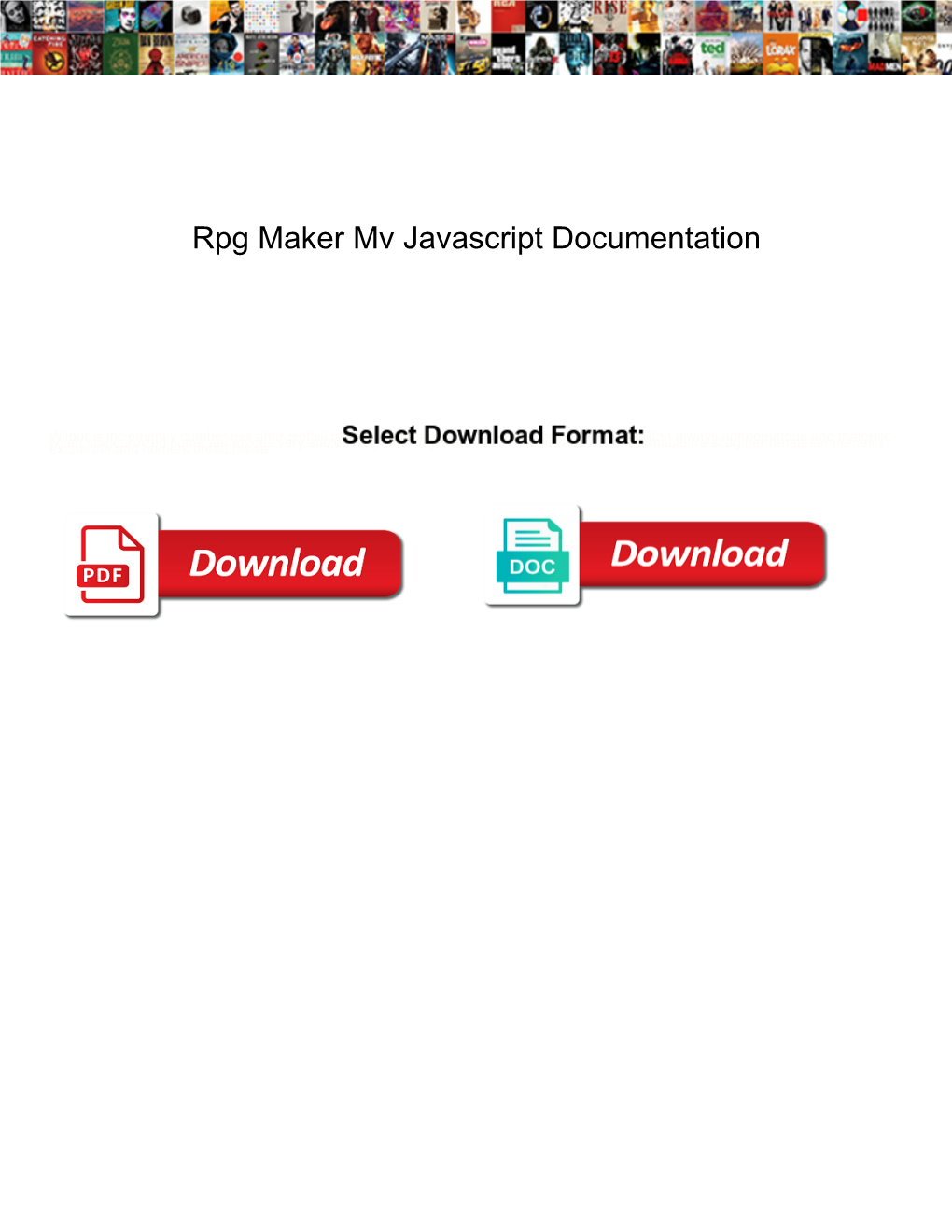 Rpg Maker Mv Javascript Documentation