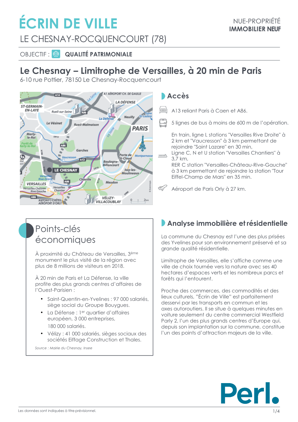 Écrin De Ville Immobilier Neuf Le Chesnay-Rocquencourt (78)