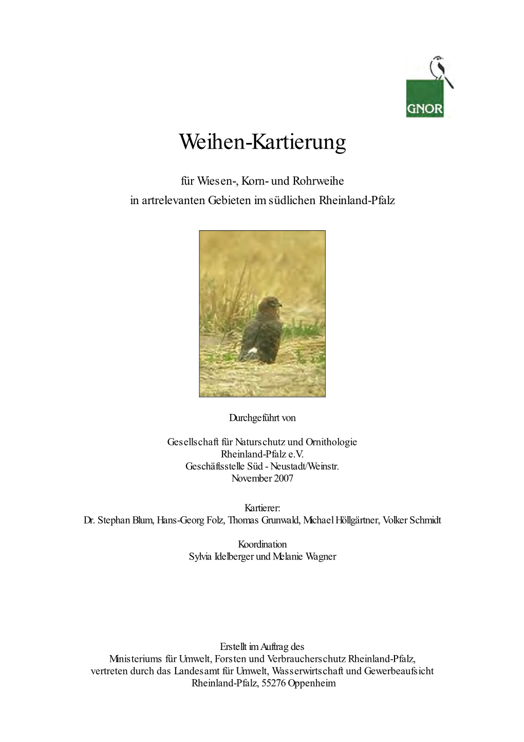 Weihen-Kartierung