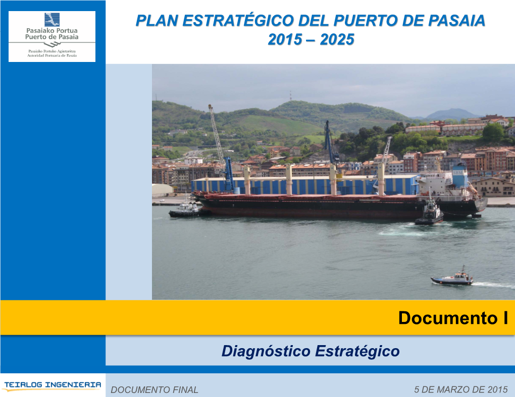 Plan Estratégico Del Puerto De Pasaia 2015 – 2025