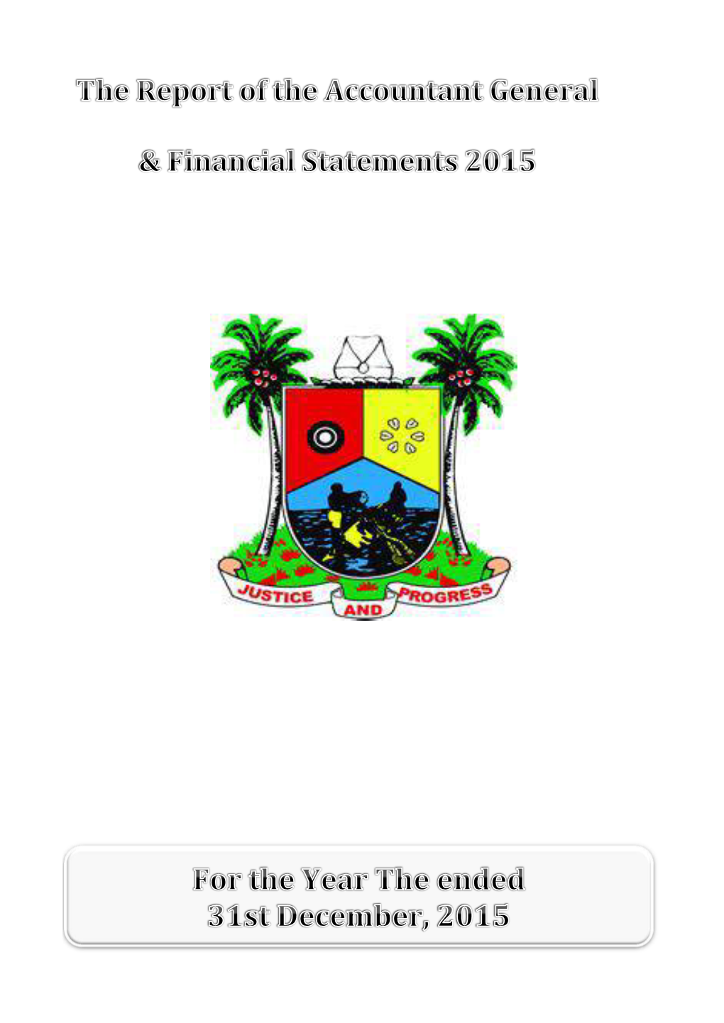 SAG 2015 Audited Financial Statements