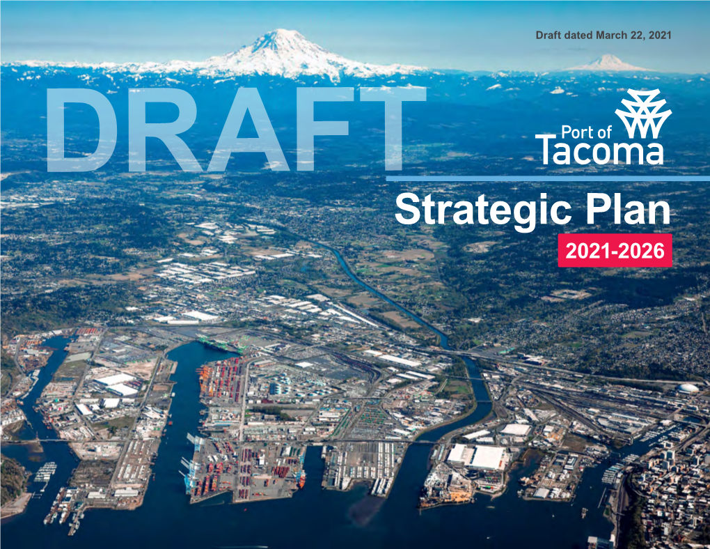 Strategic Plan 2021-2026 Charting a Vision for the Future