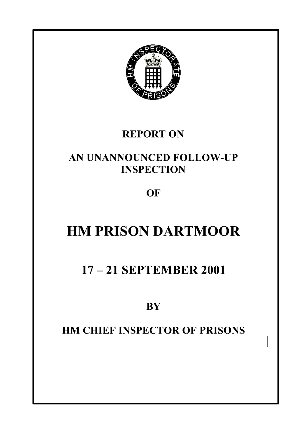 Hm Prison Dartmoor