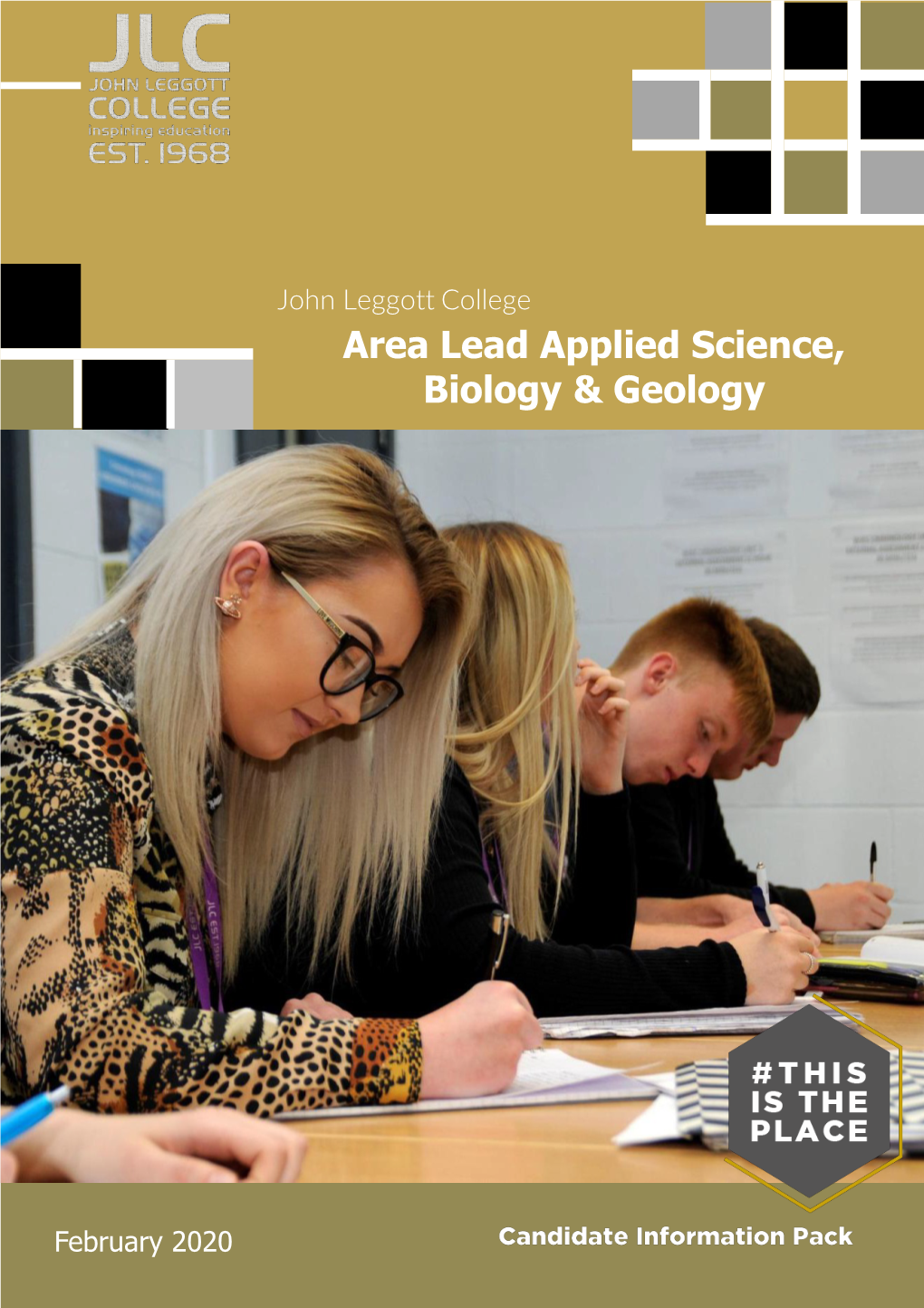 Area Lead Applied Science, Biology & Geology