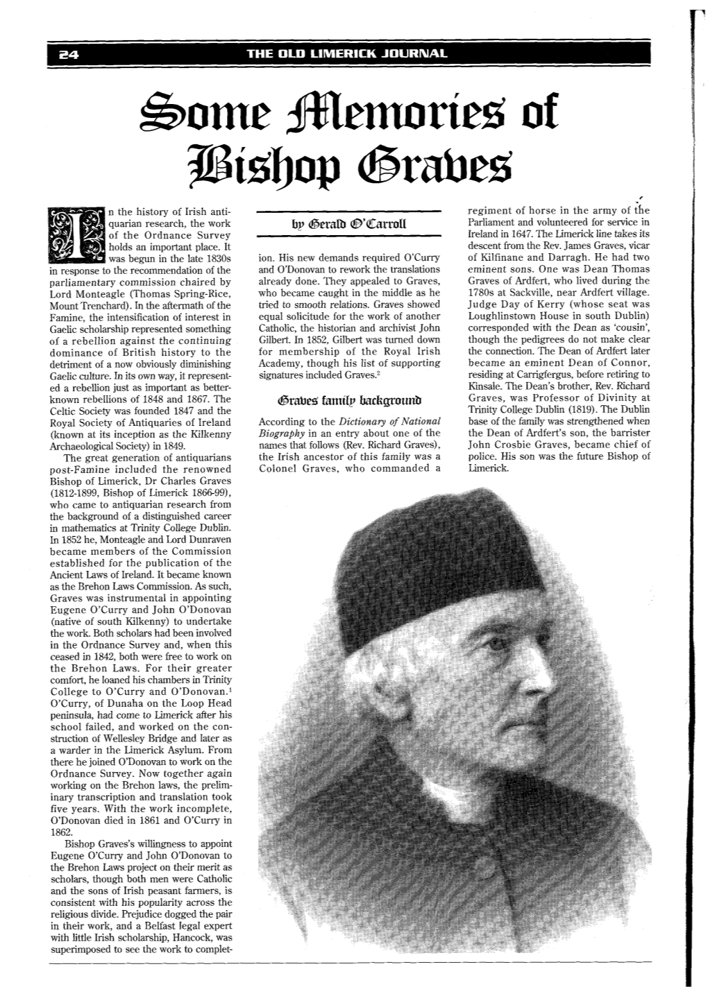 Some Memories of Bishop Graves