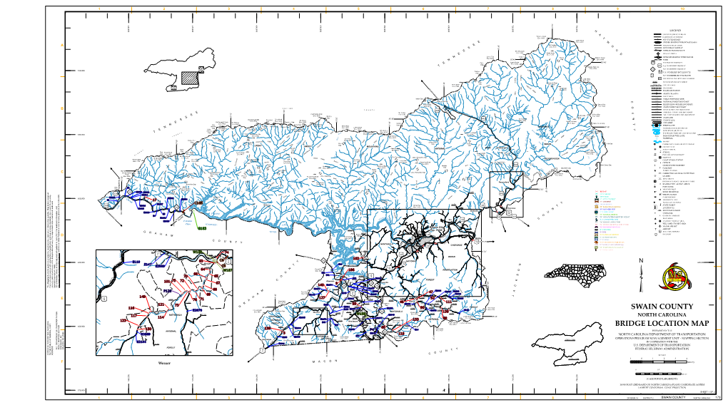 Swain County Bridge Location