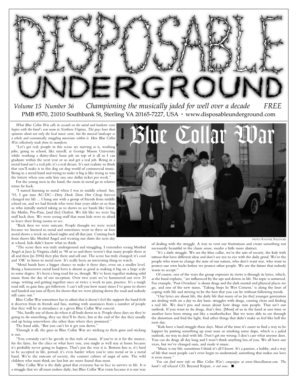 Disposable Underground 36