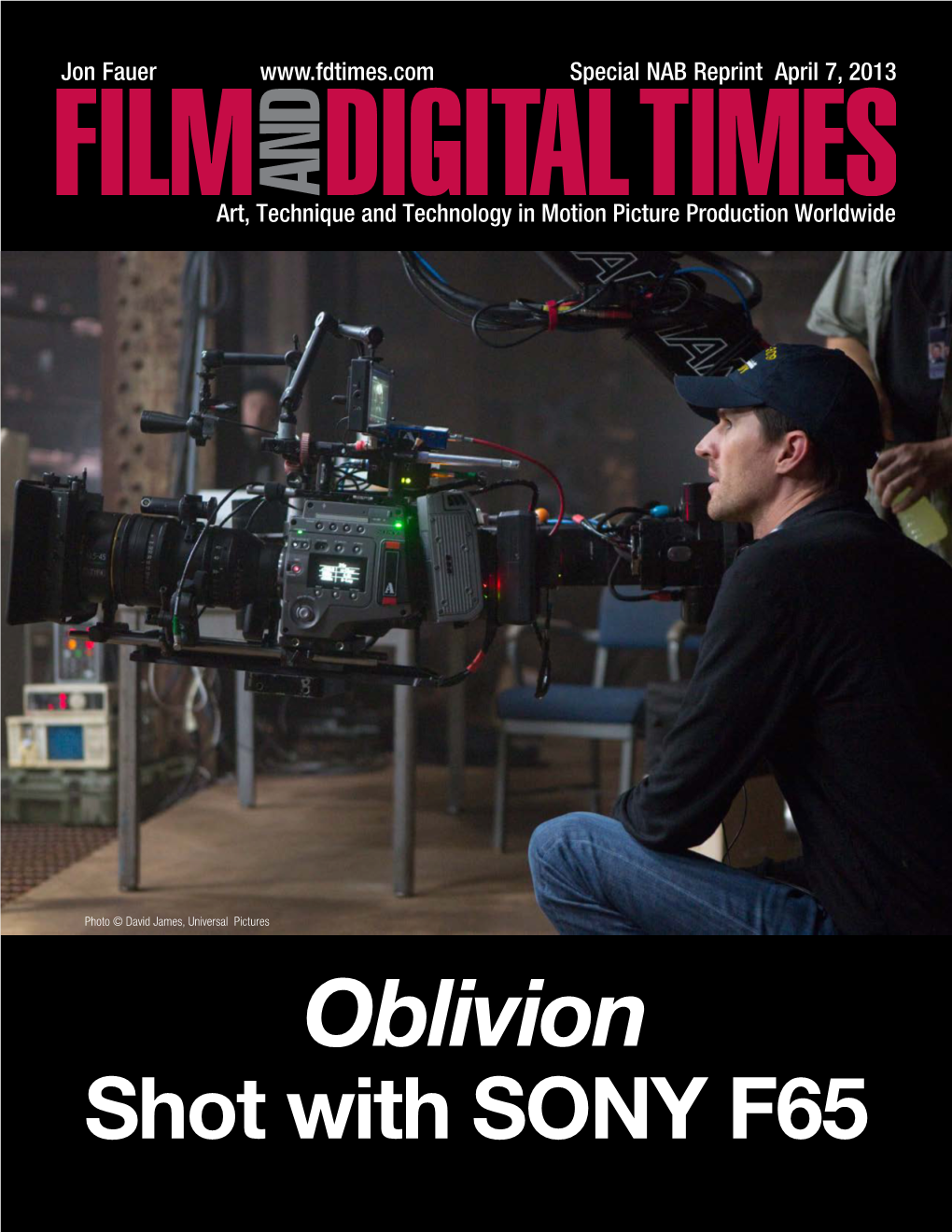 Oblivion Sony F65 Report (PDF)