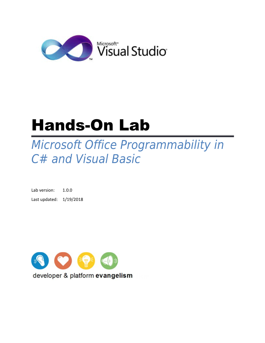 Visual Studio 2010: Office Programmability