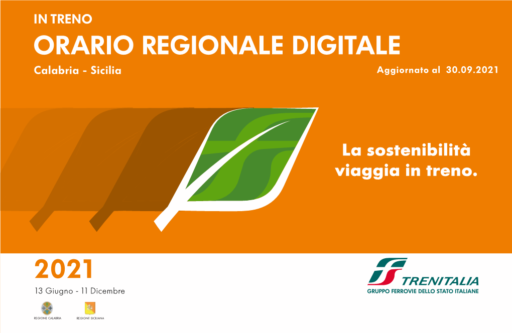 2021 Orario Timetable Regionale