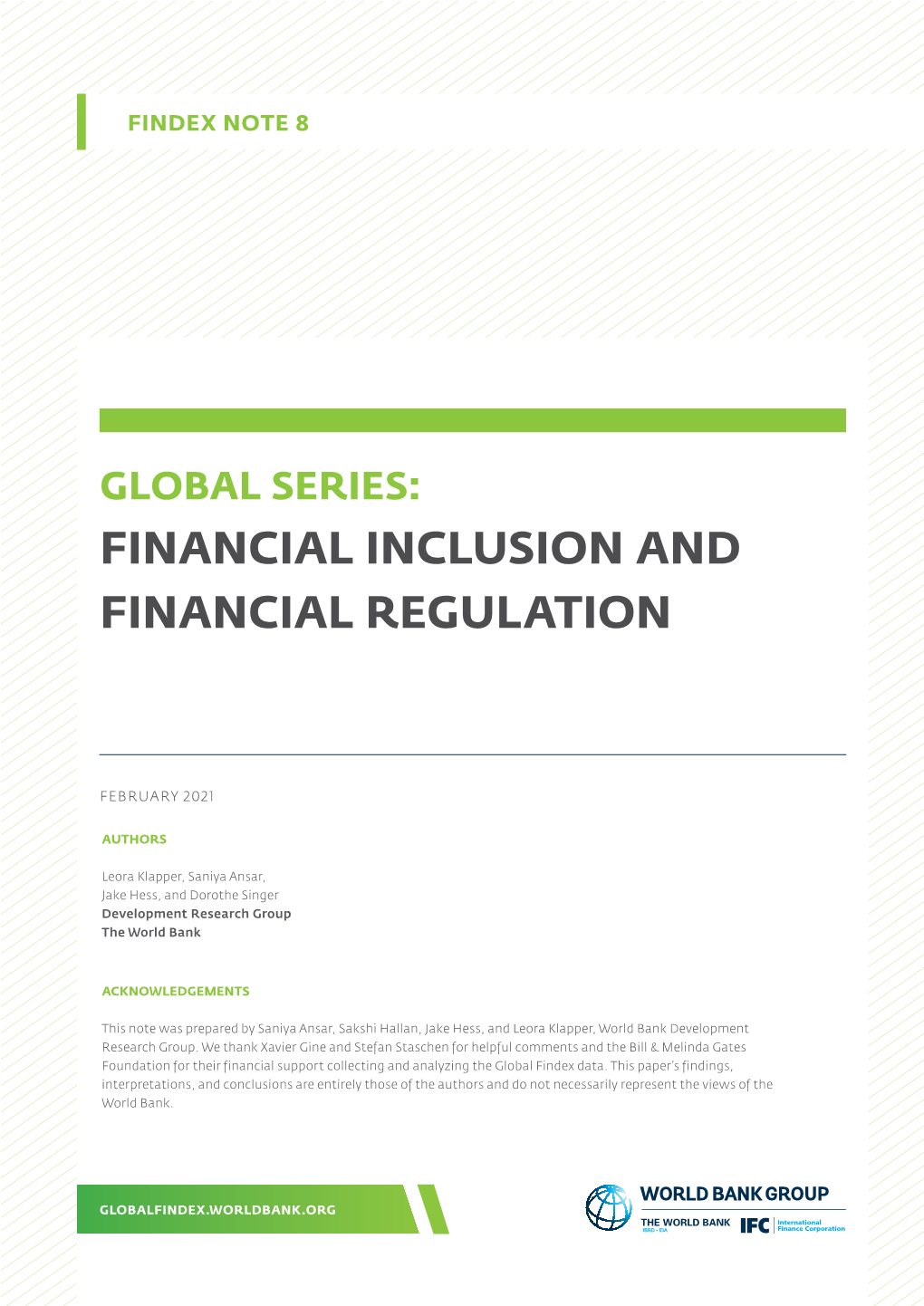 Financial Inclusion and Financial Regulation