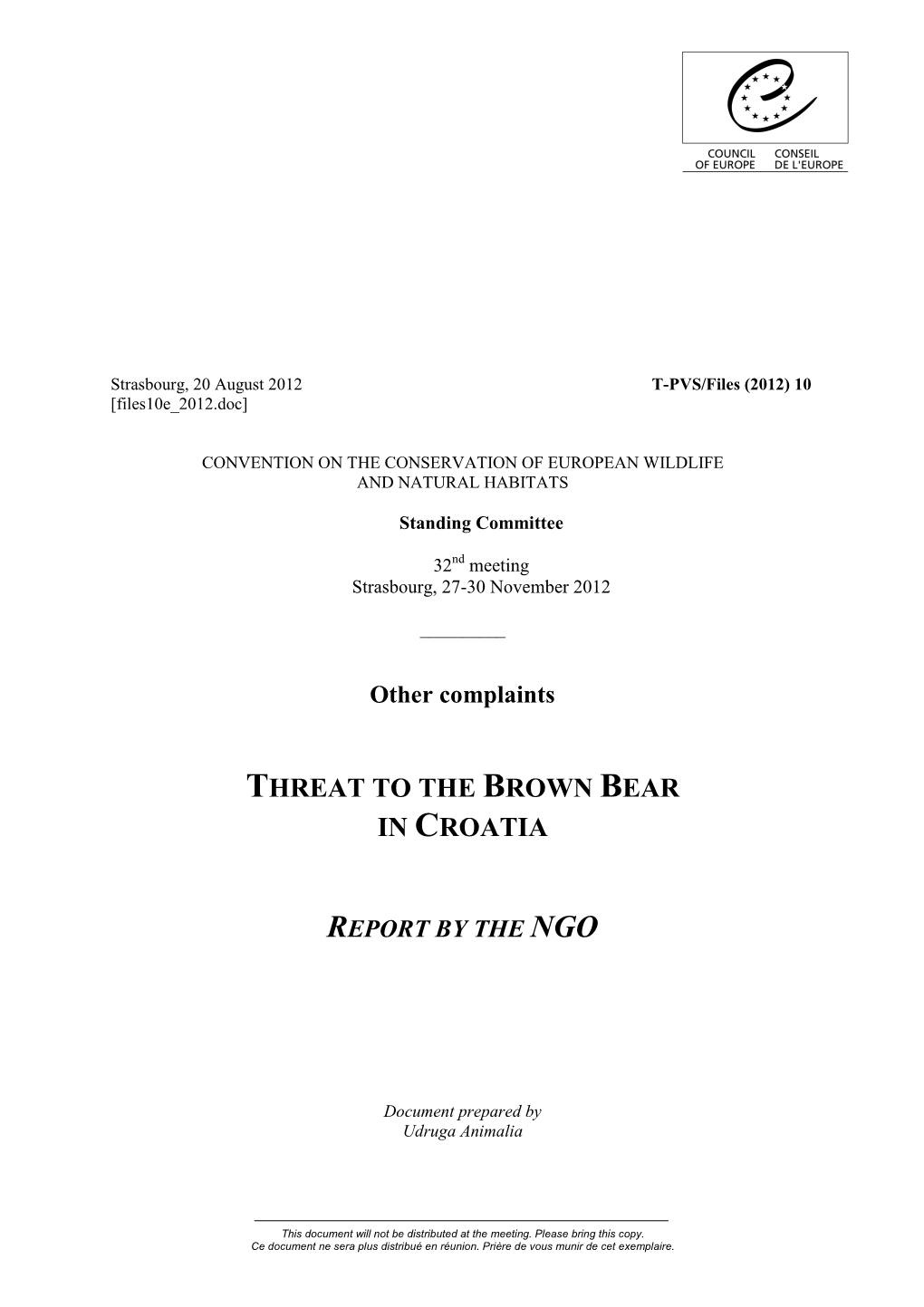 Files10e 2012 Brown Bear in Croatia