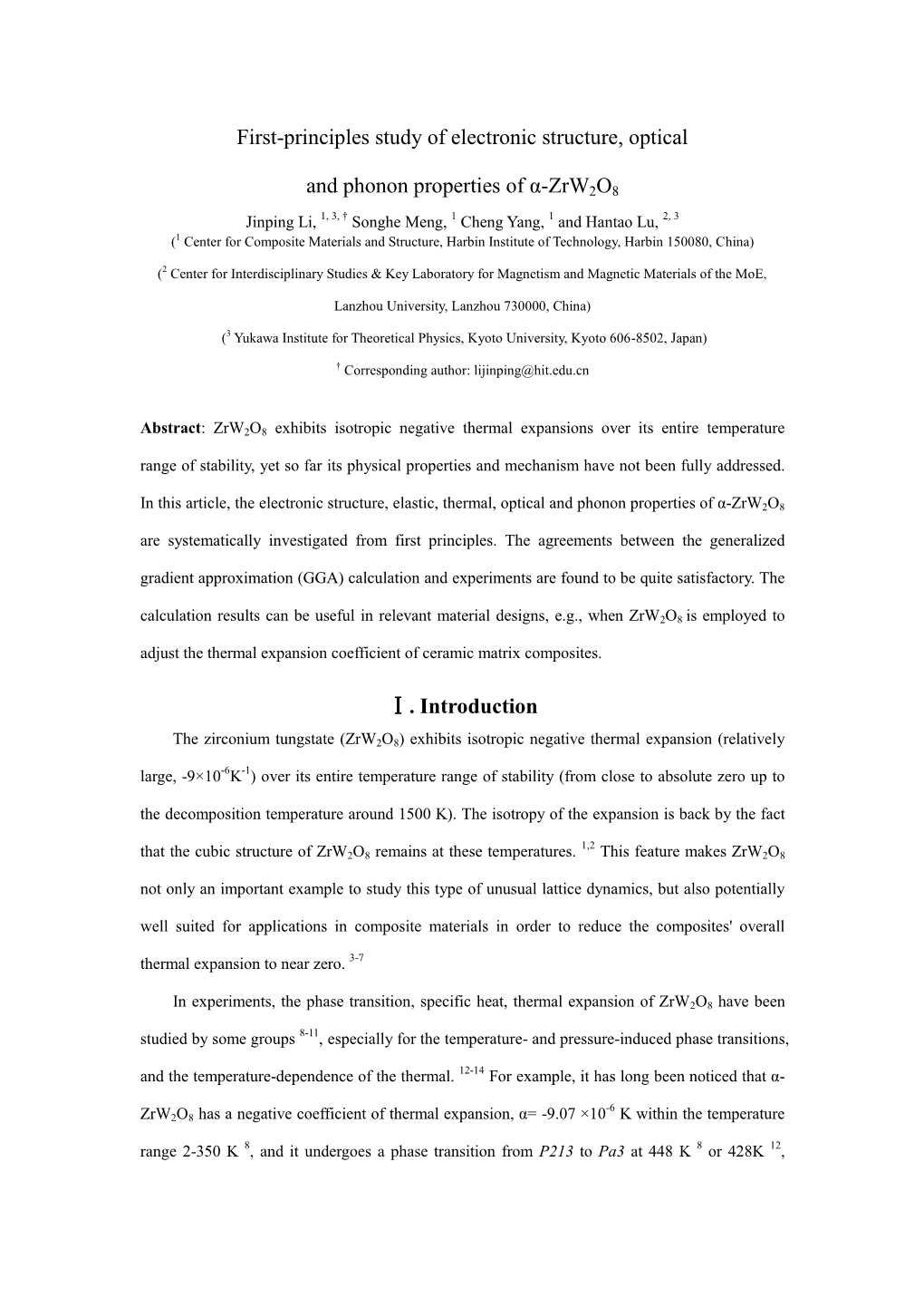 First-Principles Study of Electronic Structure, Optical and Phonon