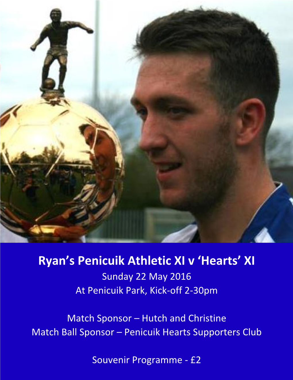 Ryan's Penicuik Athletic XI V 'Hearts'