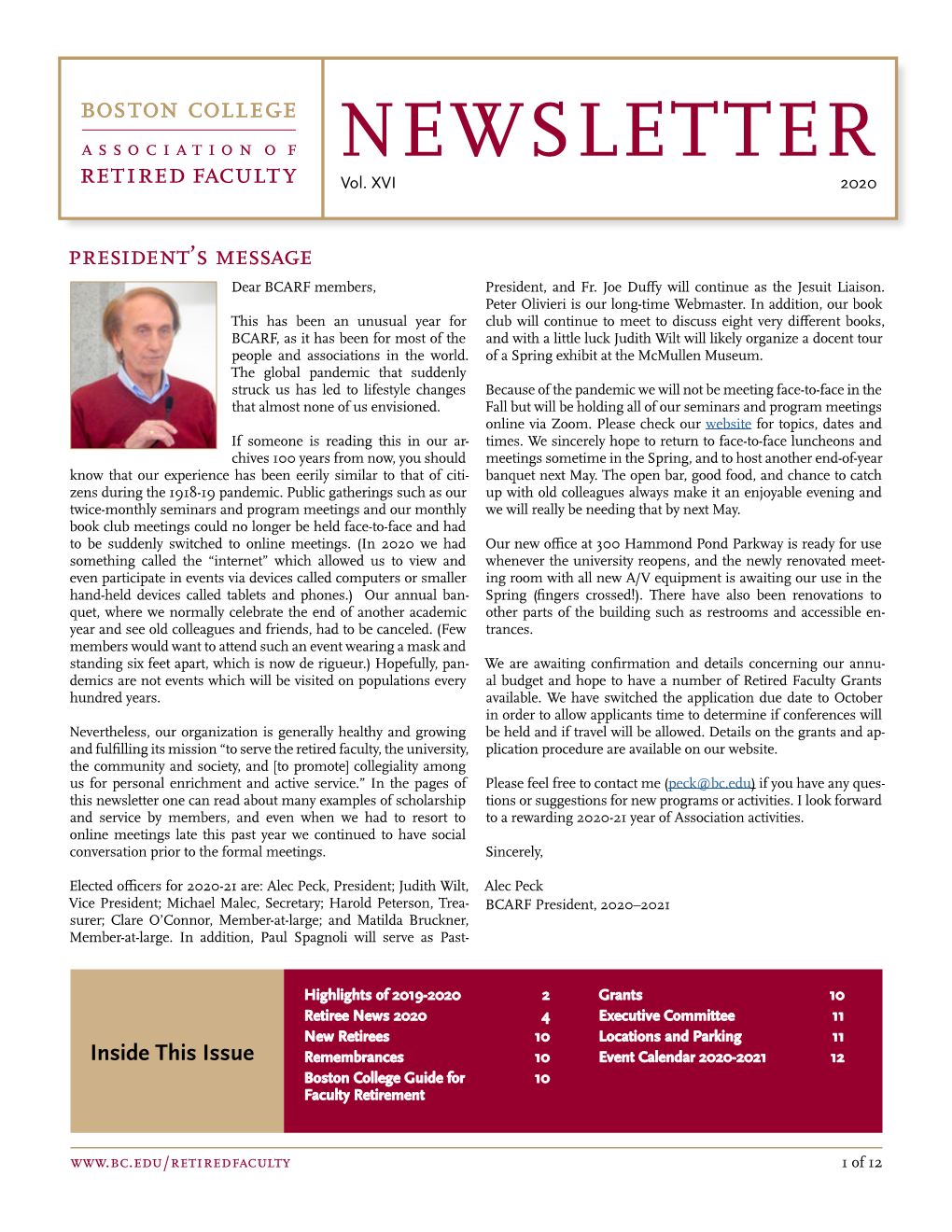 Newsletter 2020.Pdf