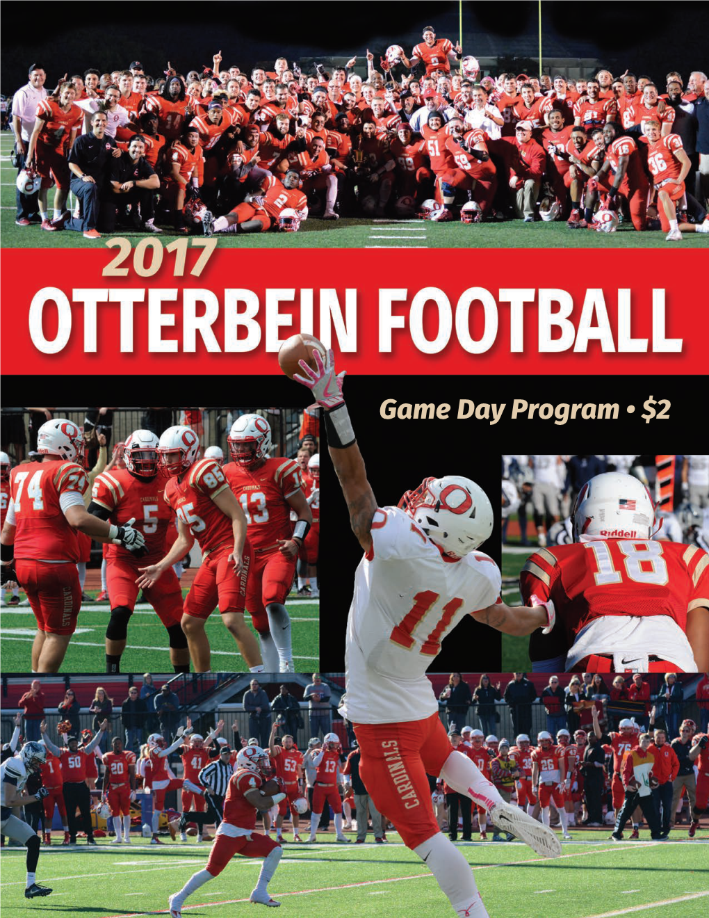 2017 Otterbein Football Game Day Program