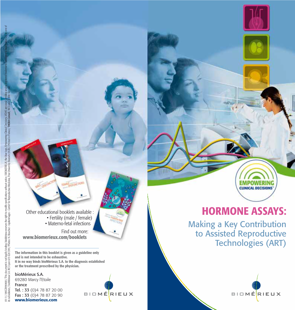 HORMONE ASSAYS:HORMONE Technologies (ART) PREFACE