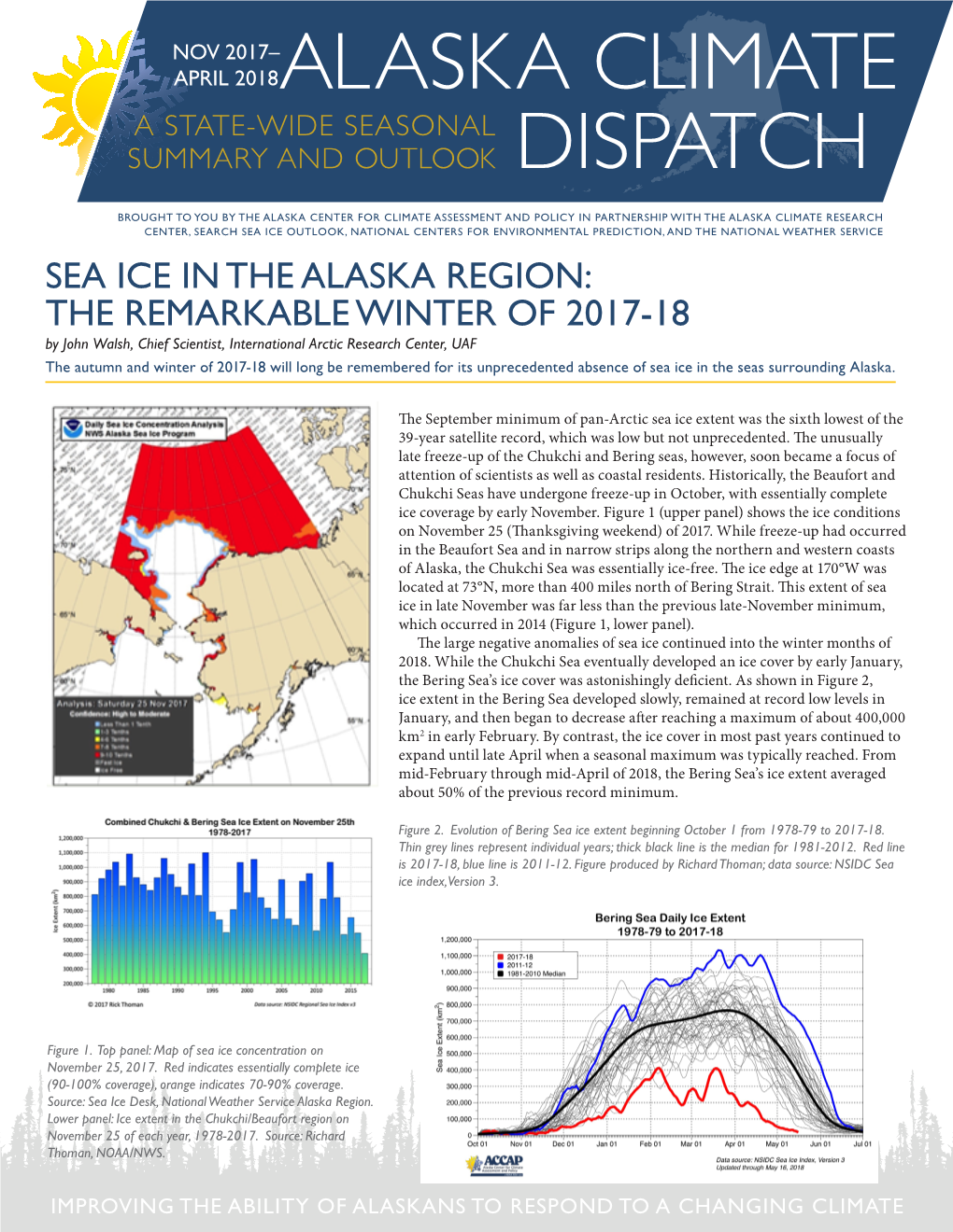 Sea Ice in the Alaska Region: the Remarkable Winter Of