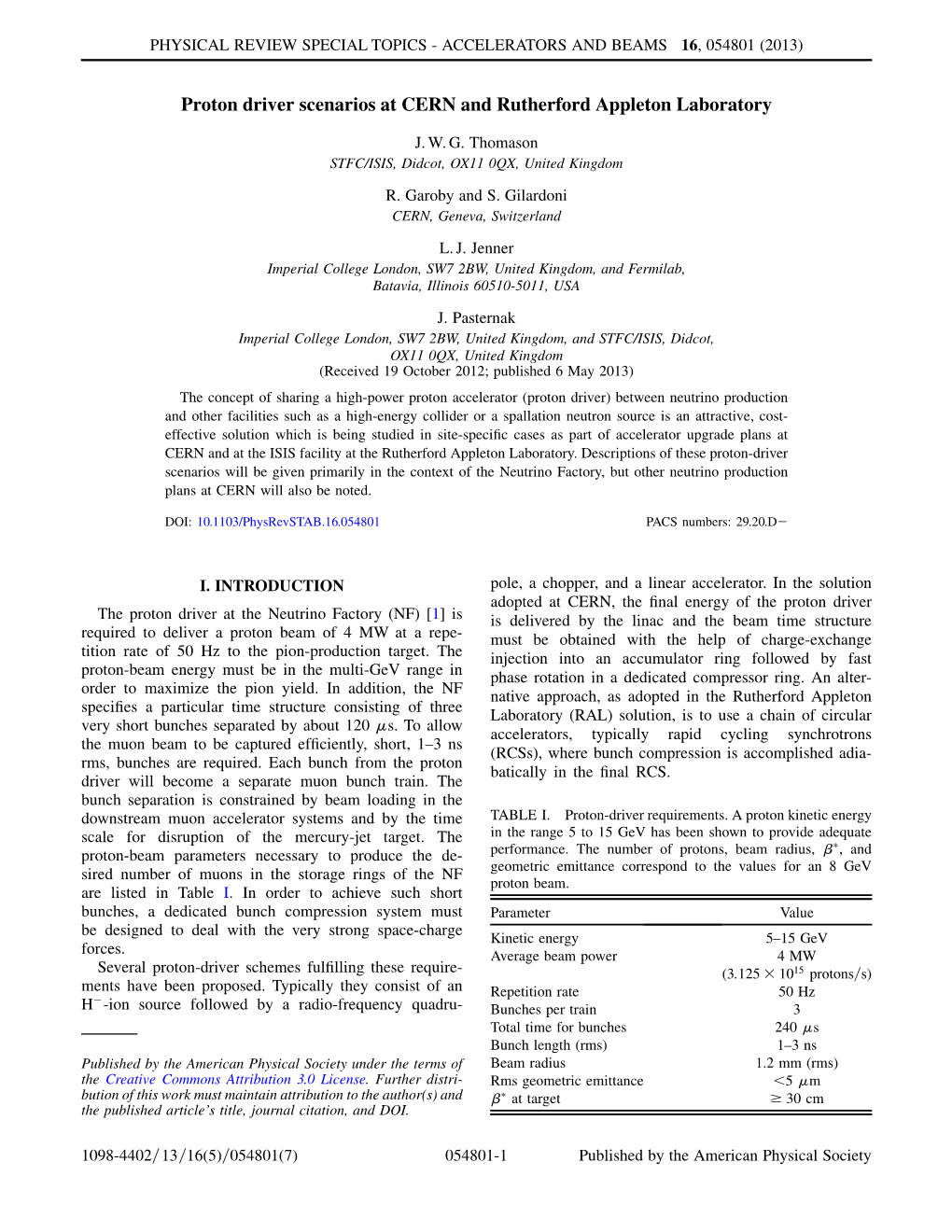 Proton Driver Scenarios at CERN and Rutherford Appleton Laboratory