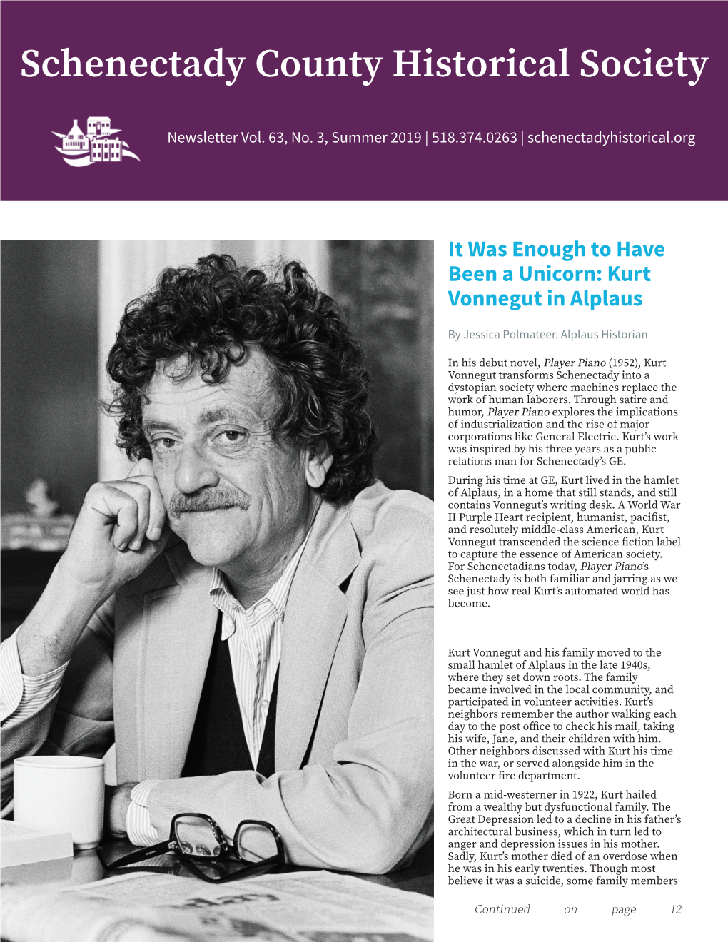 Kurt Vonnegut in Alplaus