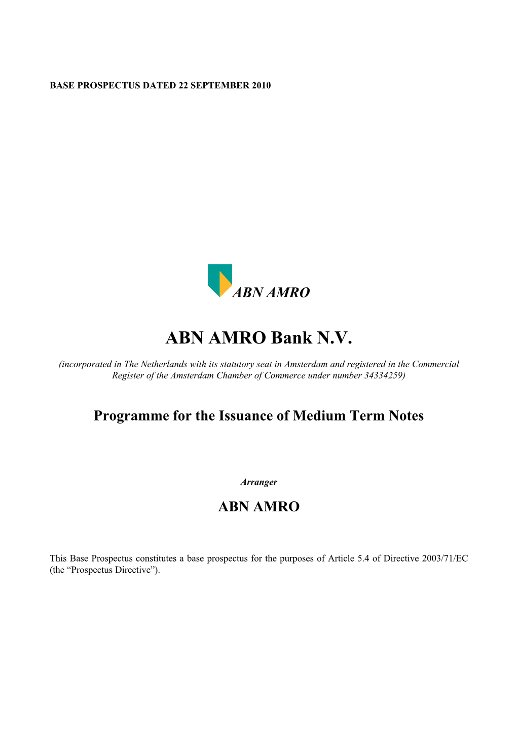 ABN AMRO Bank N.V