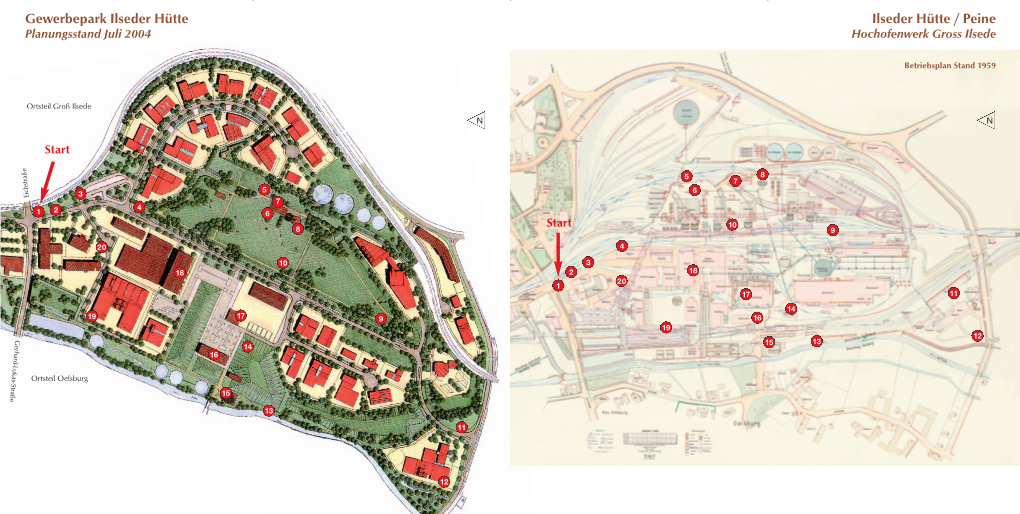 Gewerbepark Ilseder Hütte Ilseder Hütte / Peine Planungsstand Juli 2004 Hochofenwerk Gross Ilsede